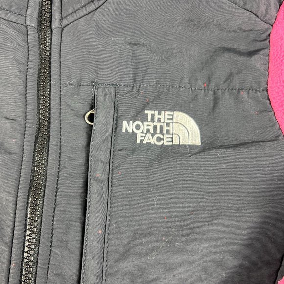 The North Face Denali Jacket Womens Extra Small Pink & Black Polortec Fleece - Picture 4 of 16